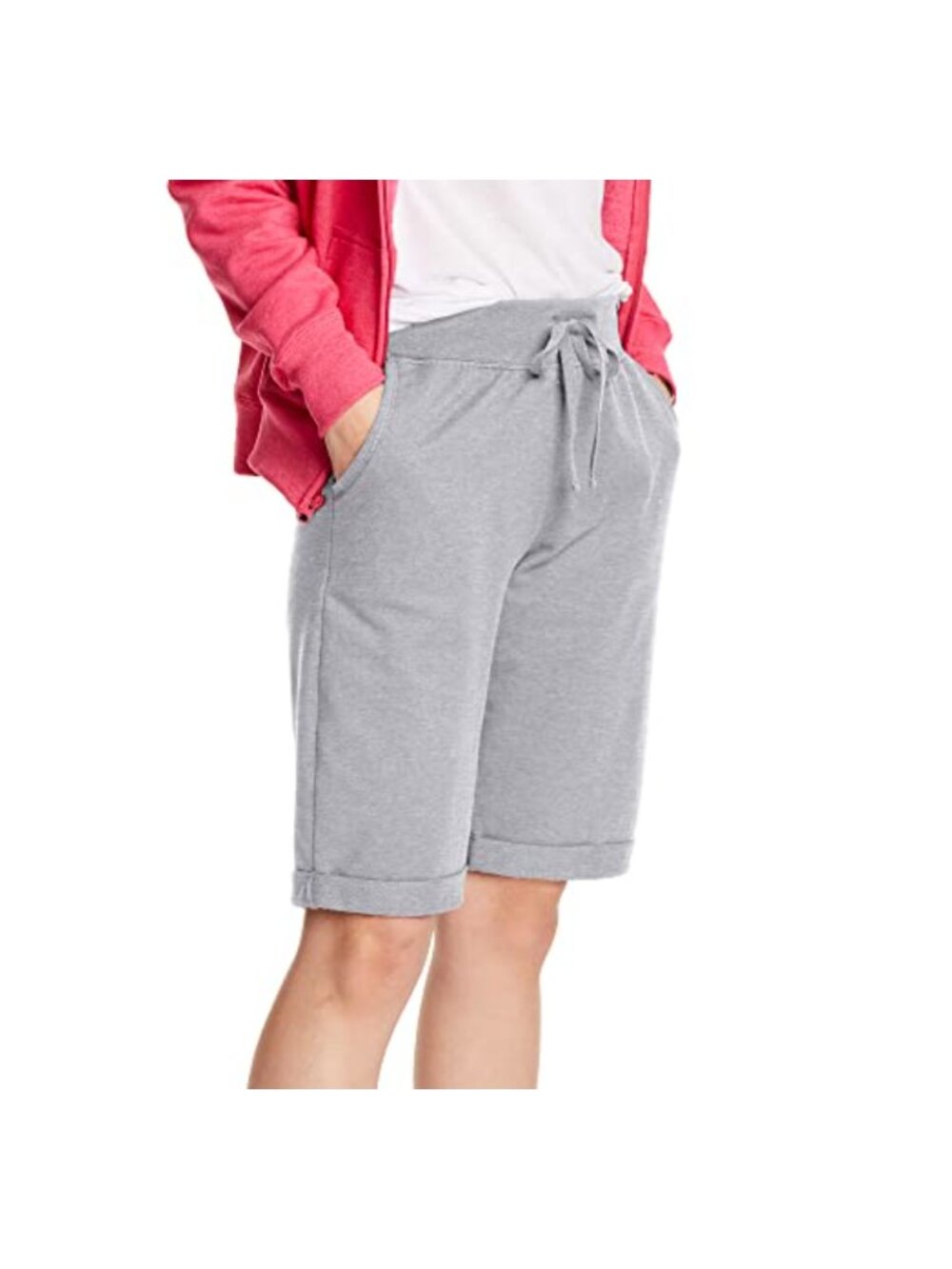 Midweight French Terry Bermuda Shorts 11-Inch Inseam Drawstring